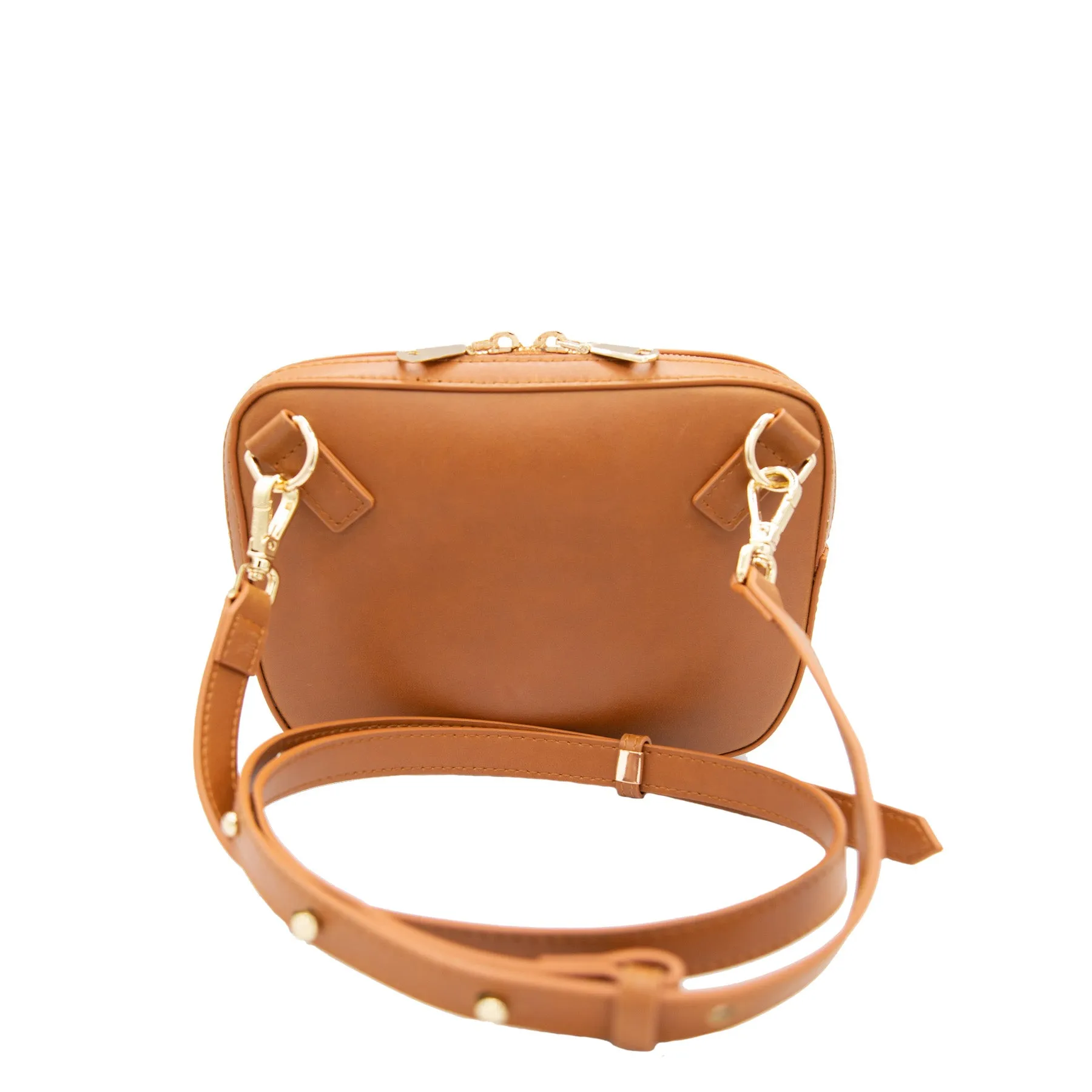 3-n-1 Crossbody- Cognac