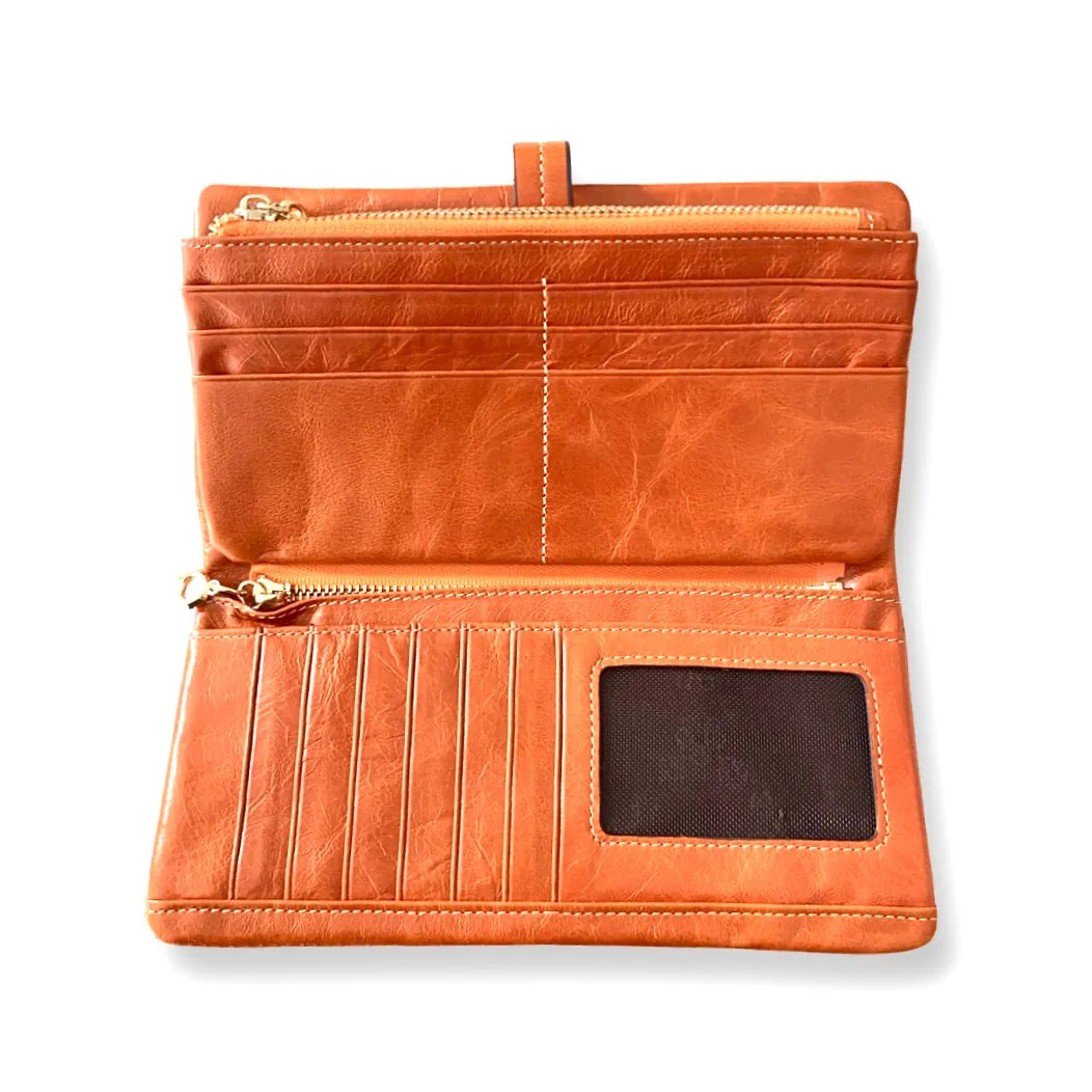 Abigail Leather Travel Bifold Wallet