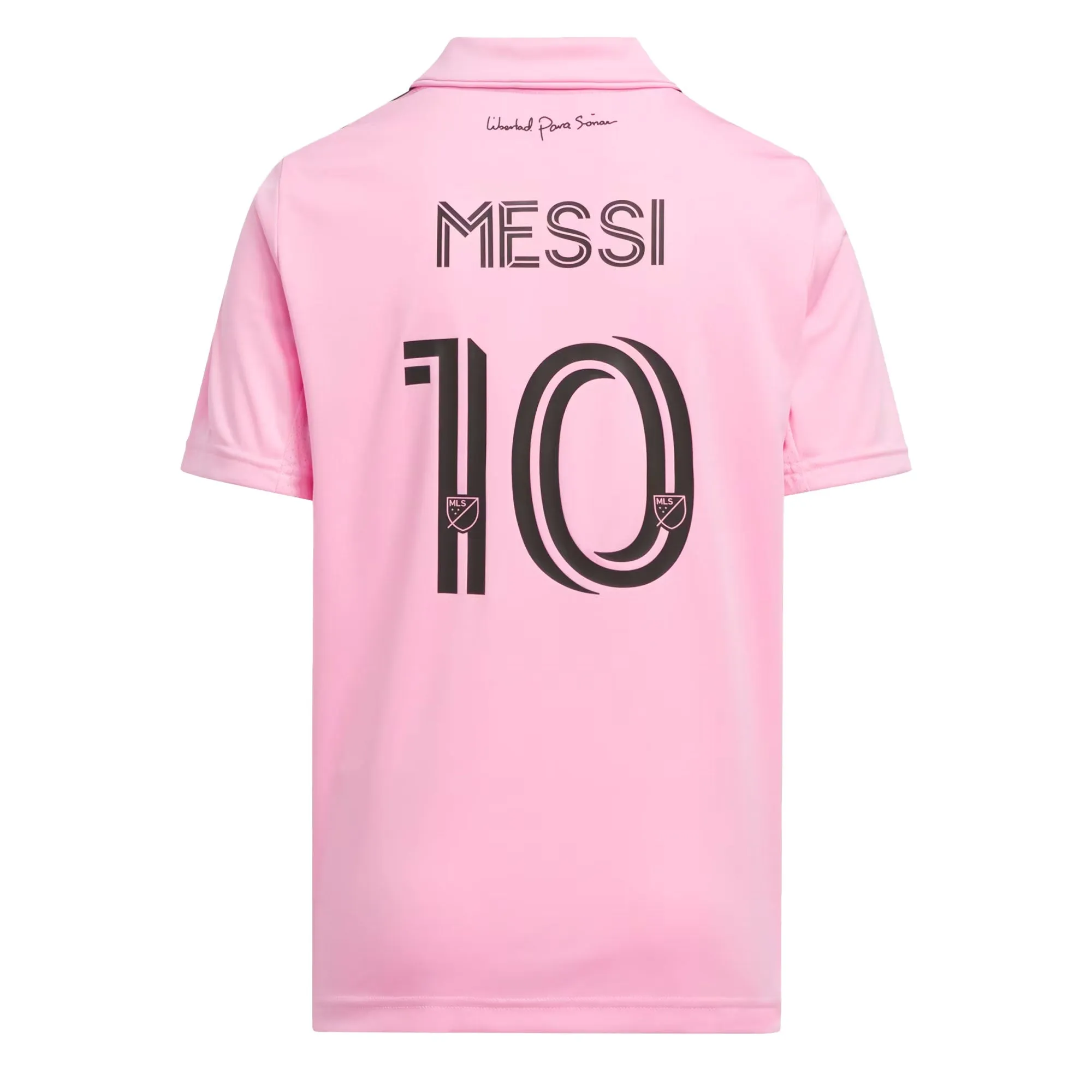 adidas Kids Inter Miami 2022/23 Messi #10 Home Jersey Pink/Black