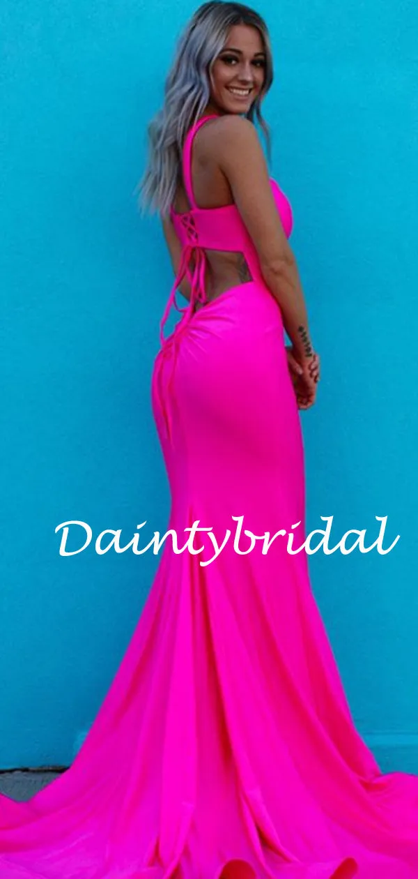 Affordable Spaghetti StrapMermaid Prom Dresses Evening Dresses.DB10802