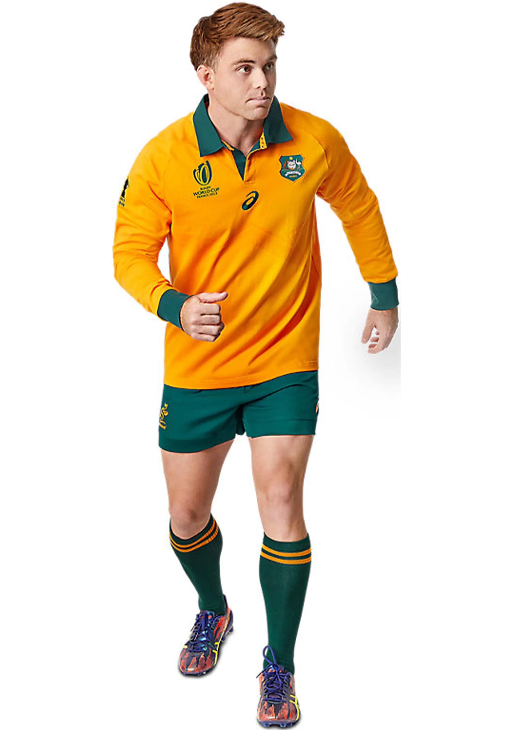 Asics Mens Wallabies RWC23 Traditional Jersey  2111B702 750