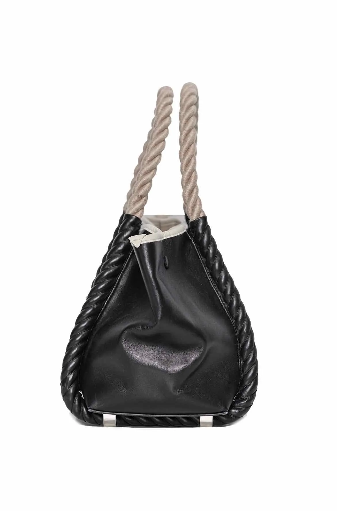 Balenciaga Rope Logo Leather Tote