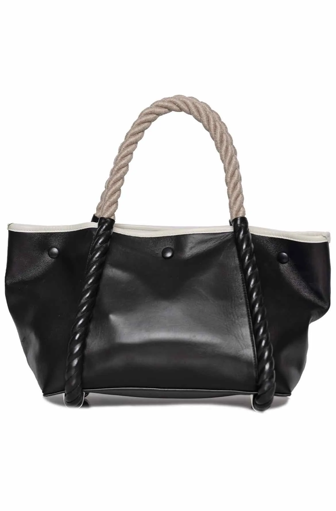 Balenciaga Rope Logo Leather Tote