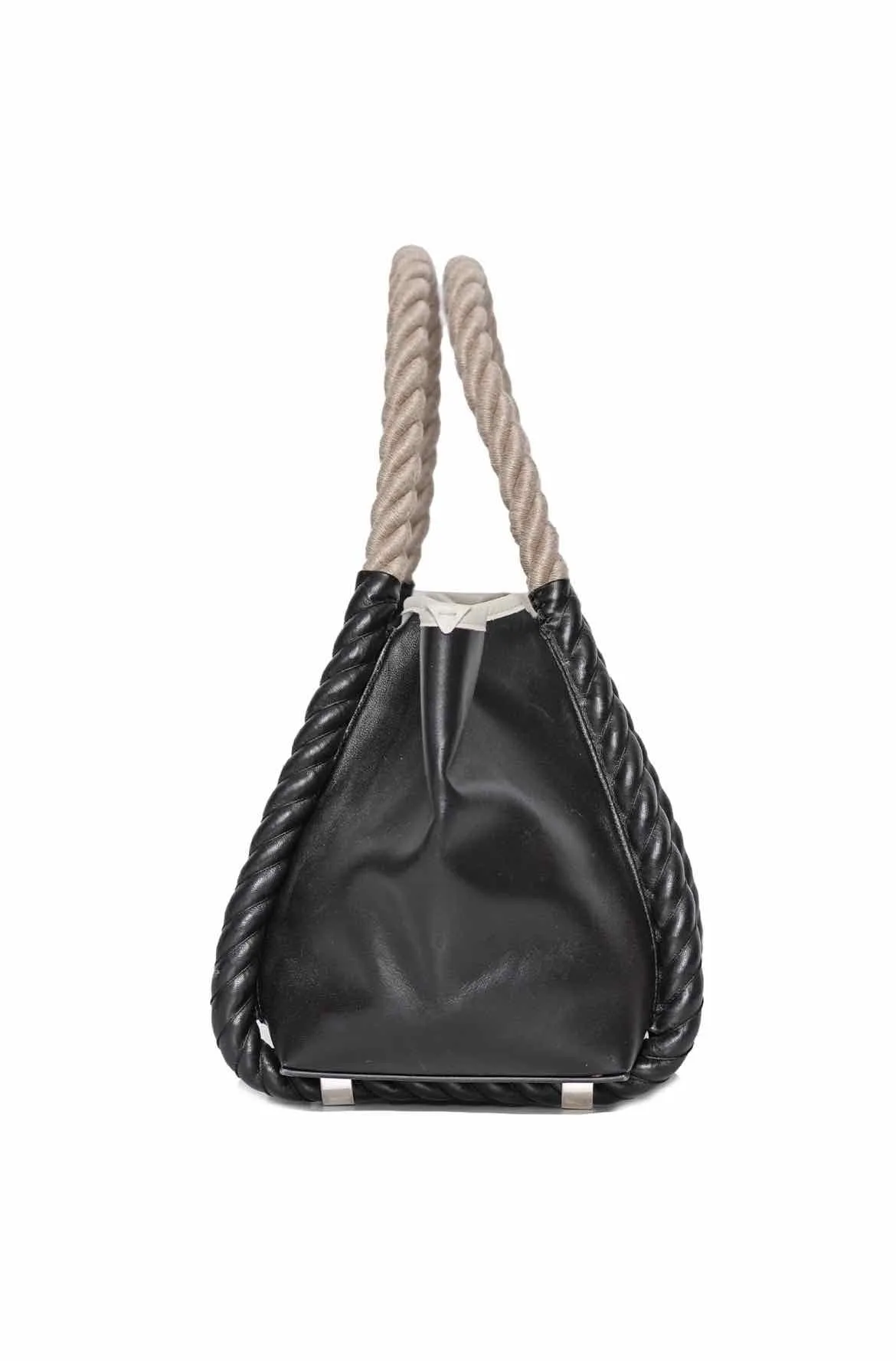 Balenciaga Rope Logo Leather Tote