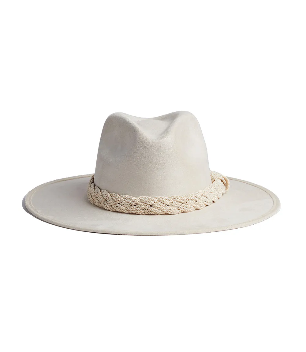 Braided Trim Fedora Hat