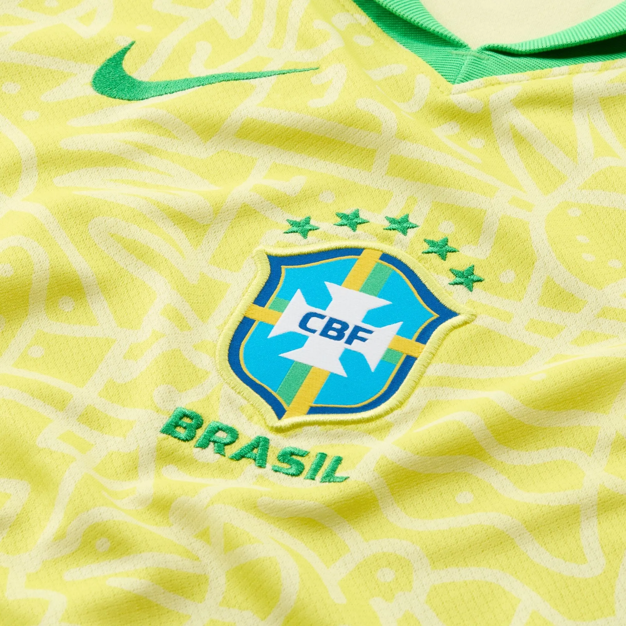 Brazil National Kids Home Jersey 2024