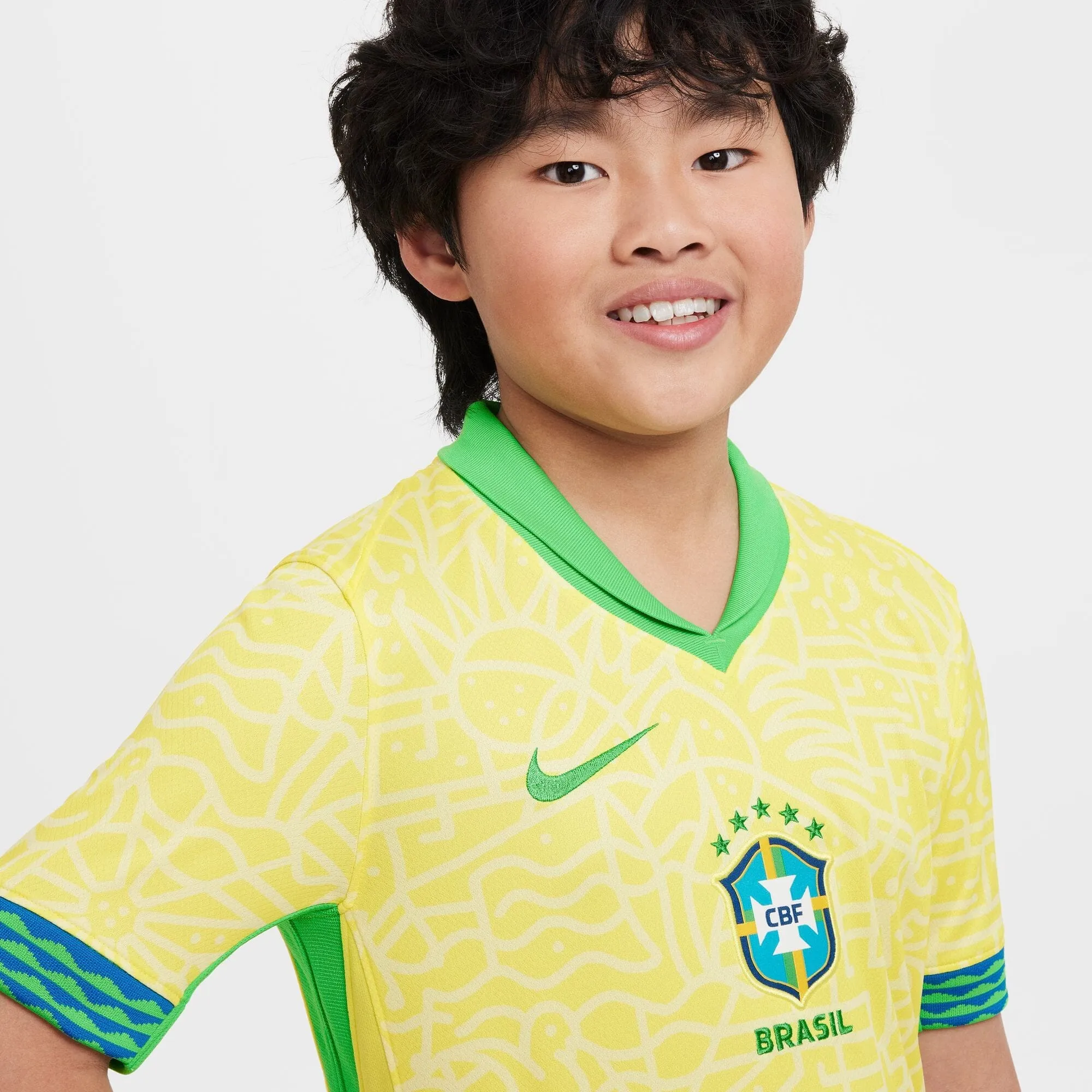 Brazil National Kids Home Jersey 2024