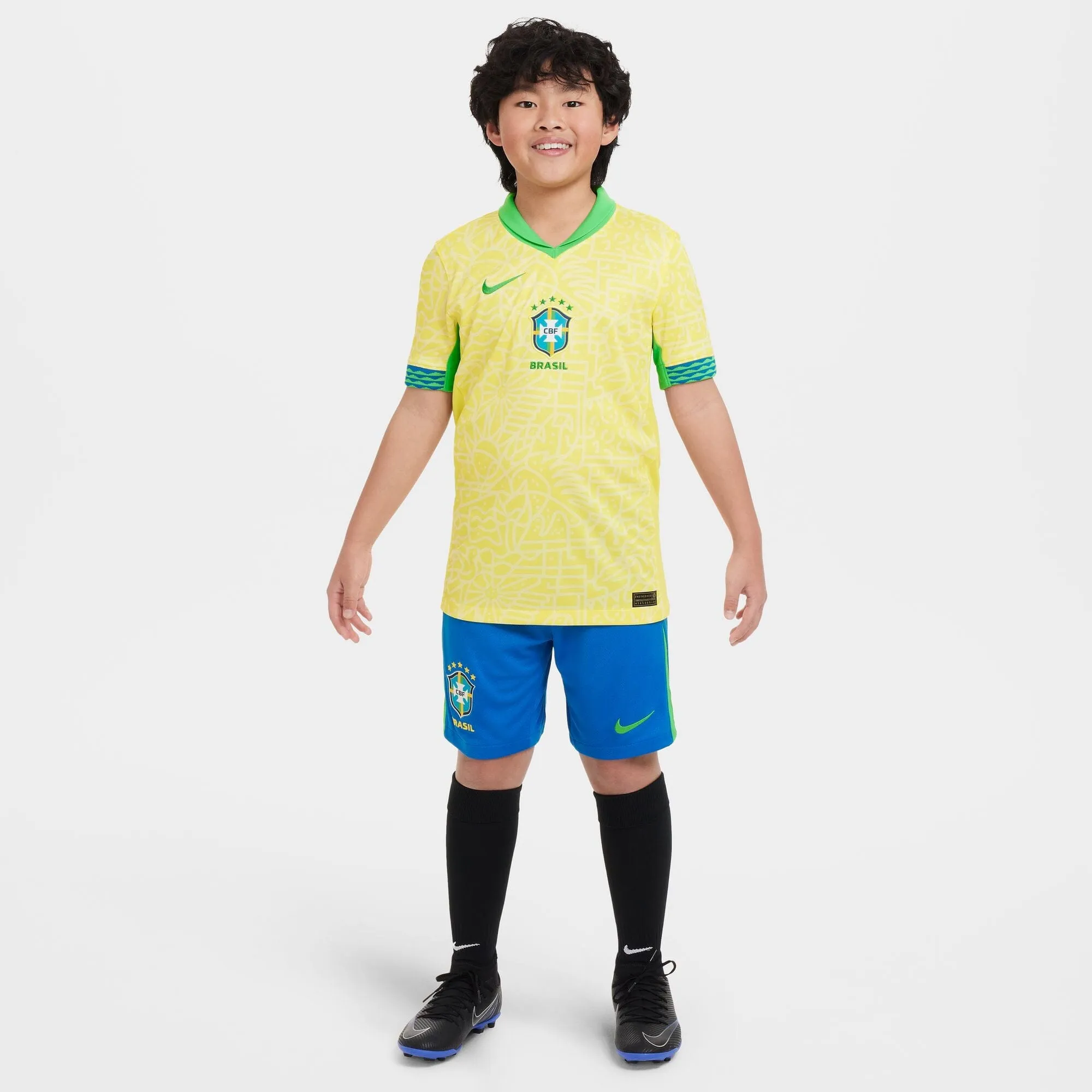 Brazil National Kids Home Jersey 2024