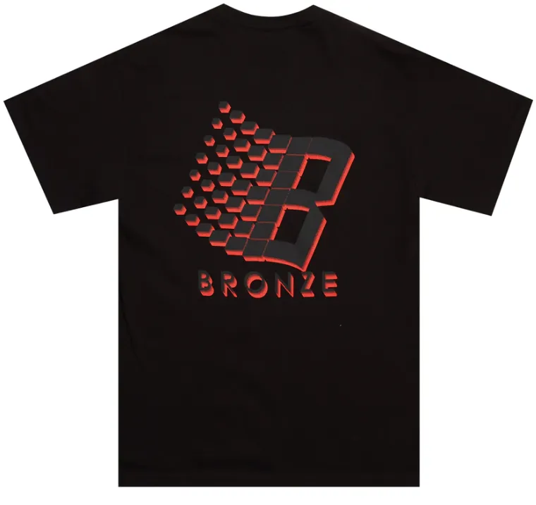 Bronze 56k B Logo Tee / Black