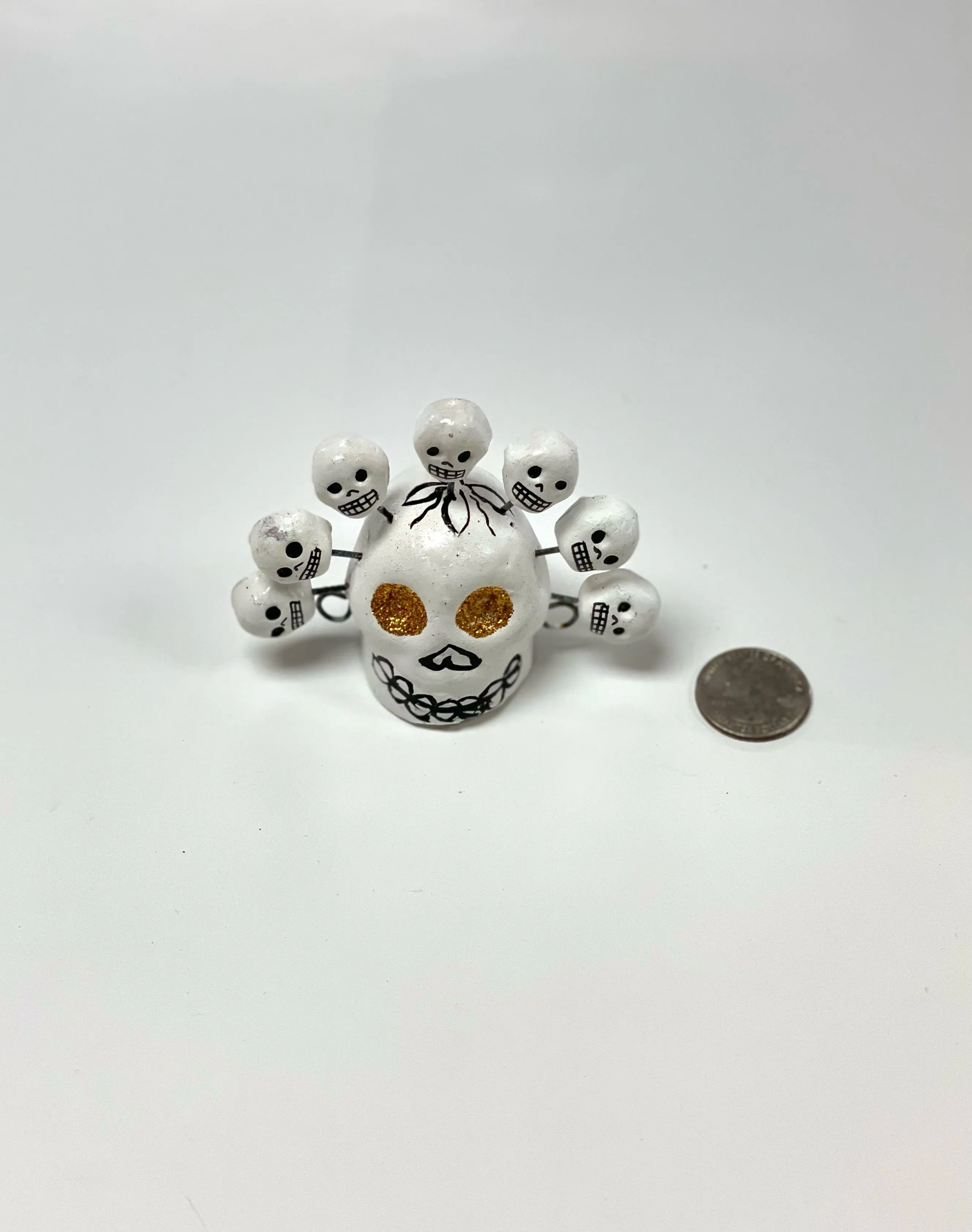 Calavera with Multiple Heads