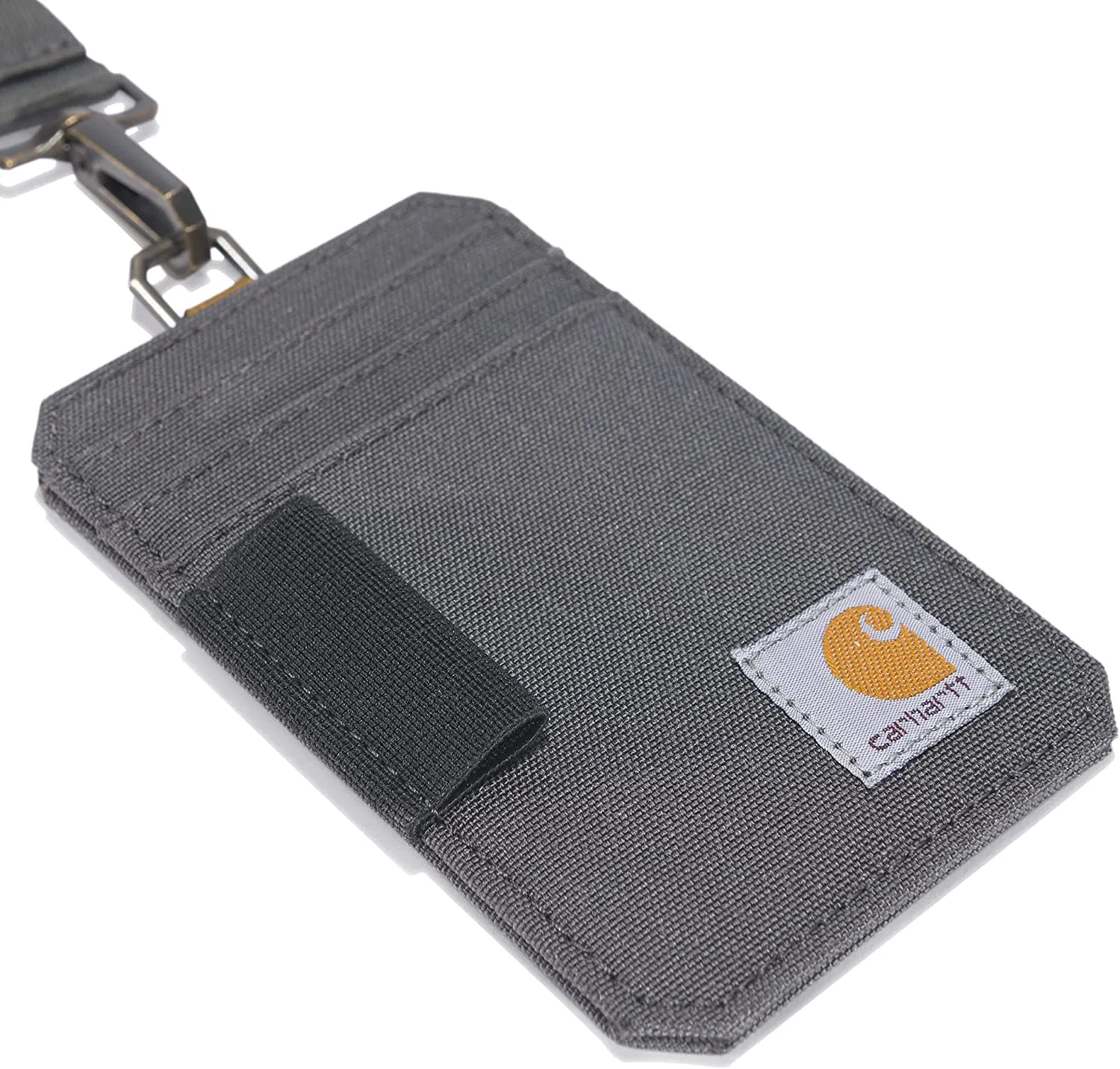 Carhartt ID Holder Lanyard Set With Reflective Logo Gravel