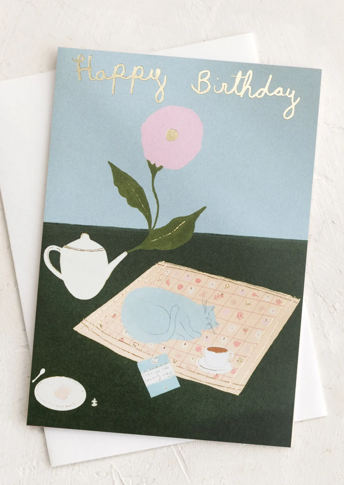 Cat Nap Birthday Card