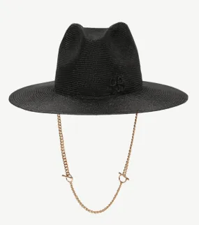 Chain Strap Fedora Hat