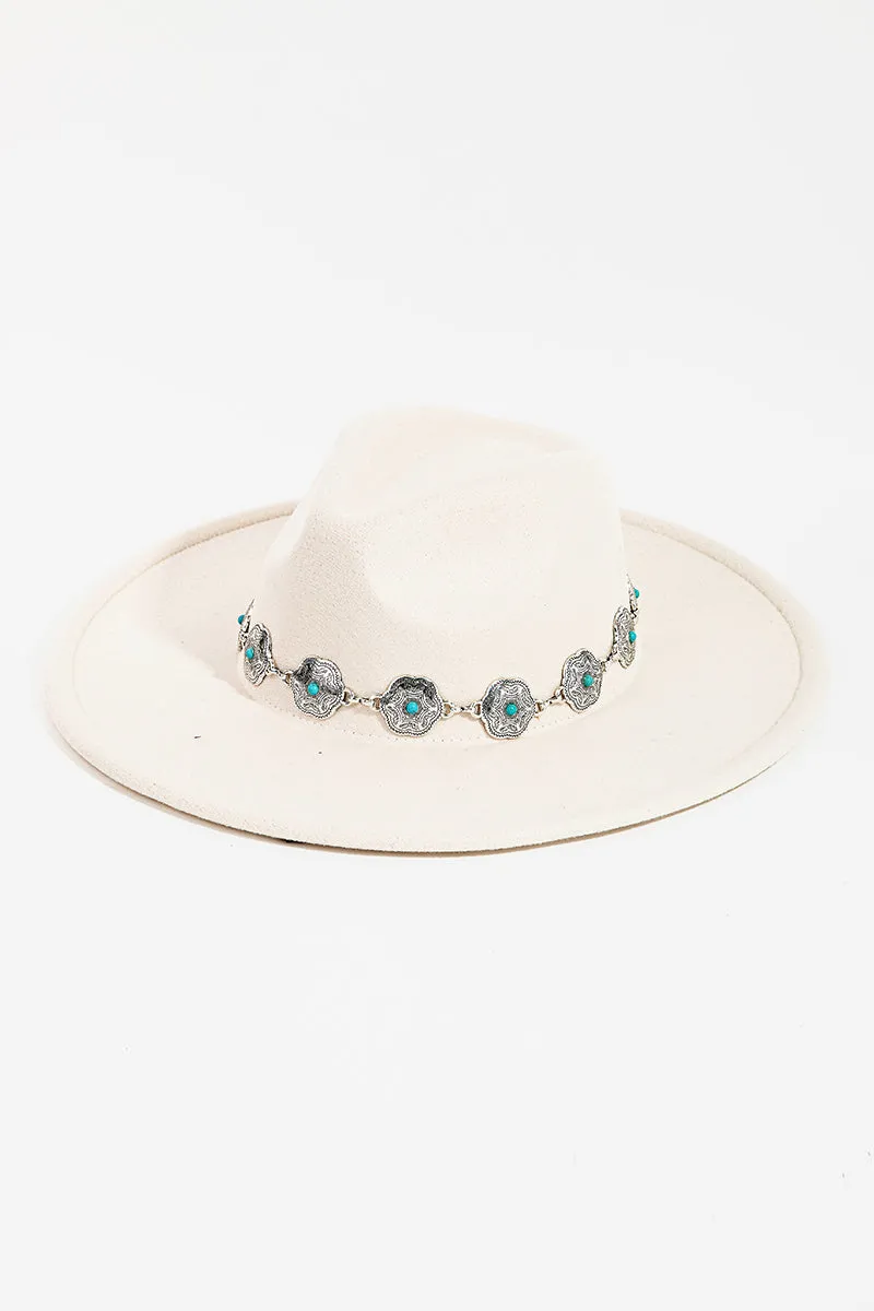 Chain Strap Fedora