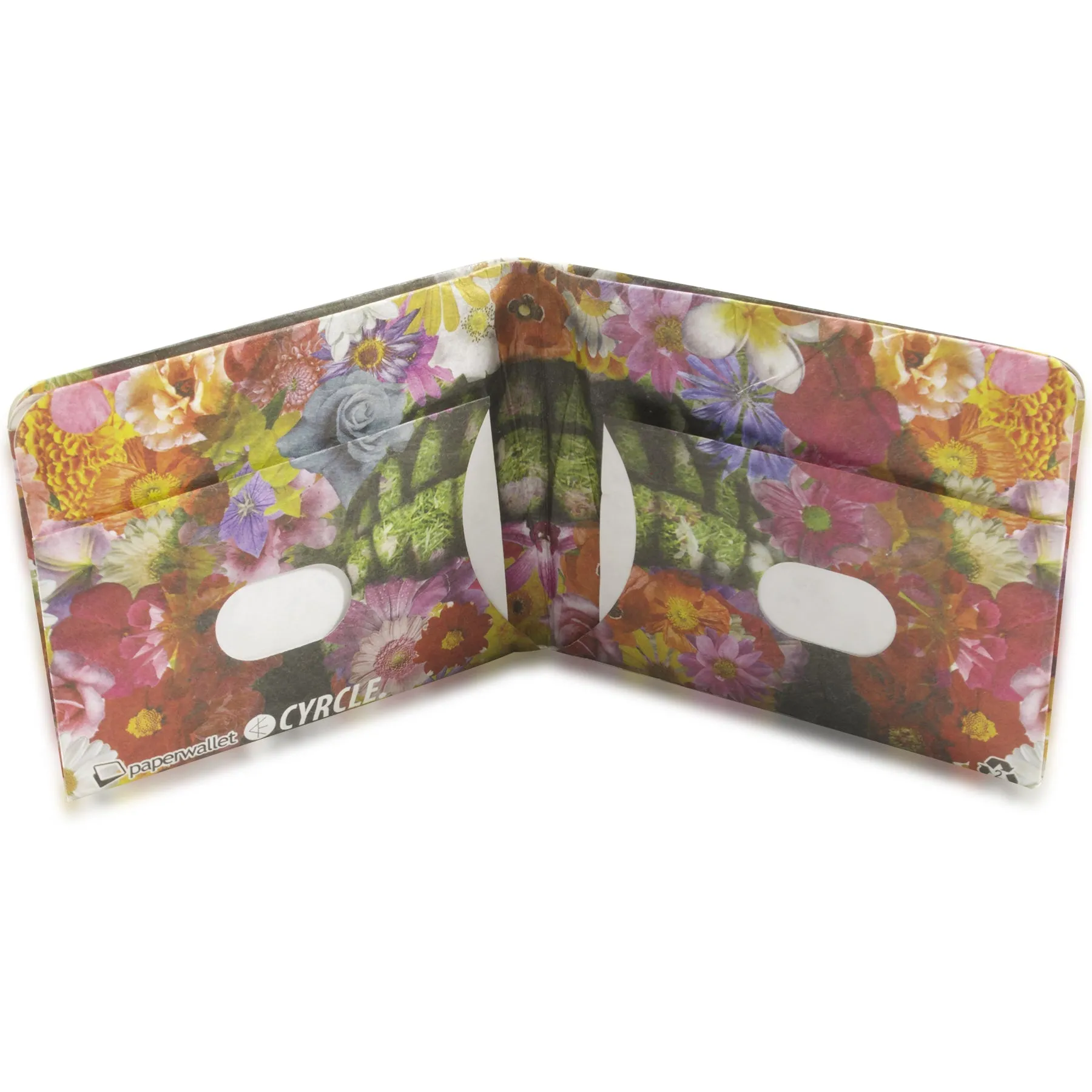 Chato Floral We Never Die Paper Wallet