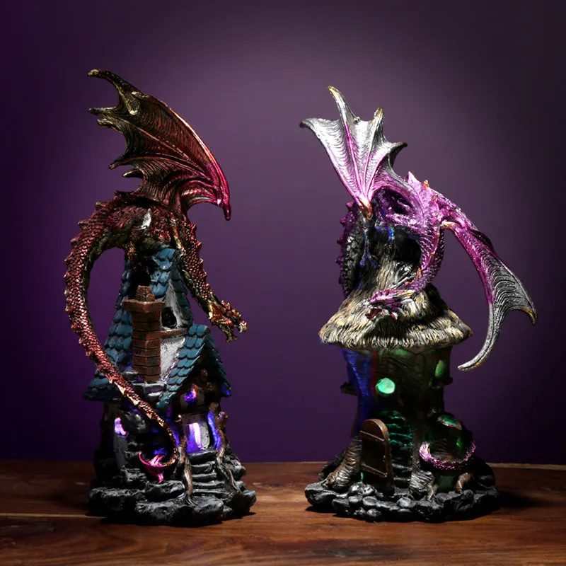 Collectable Dark Legends Dragon LED Woodland Spirit DRG491