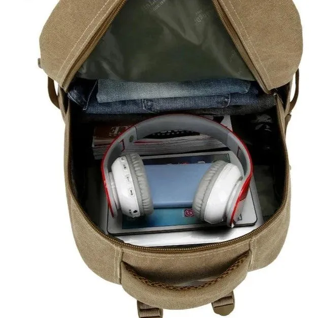 Cool Backpack ACB351 - Multifunction Canvas Bag For Laptop