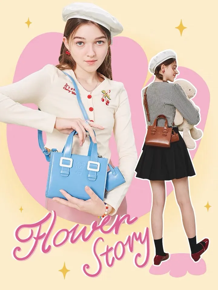 crossbody tote bag 1+1