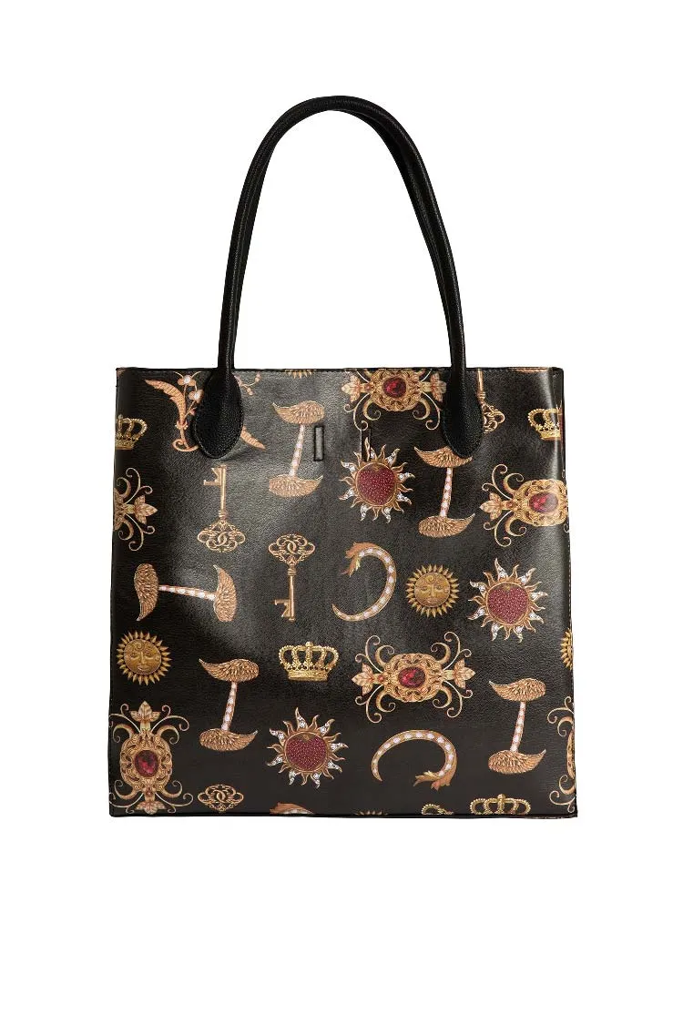 CURATE by Trelise Cooper - Bag of Tricks Tote Bag Keys Print