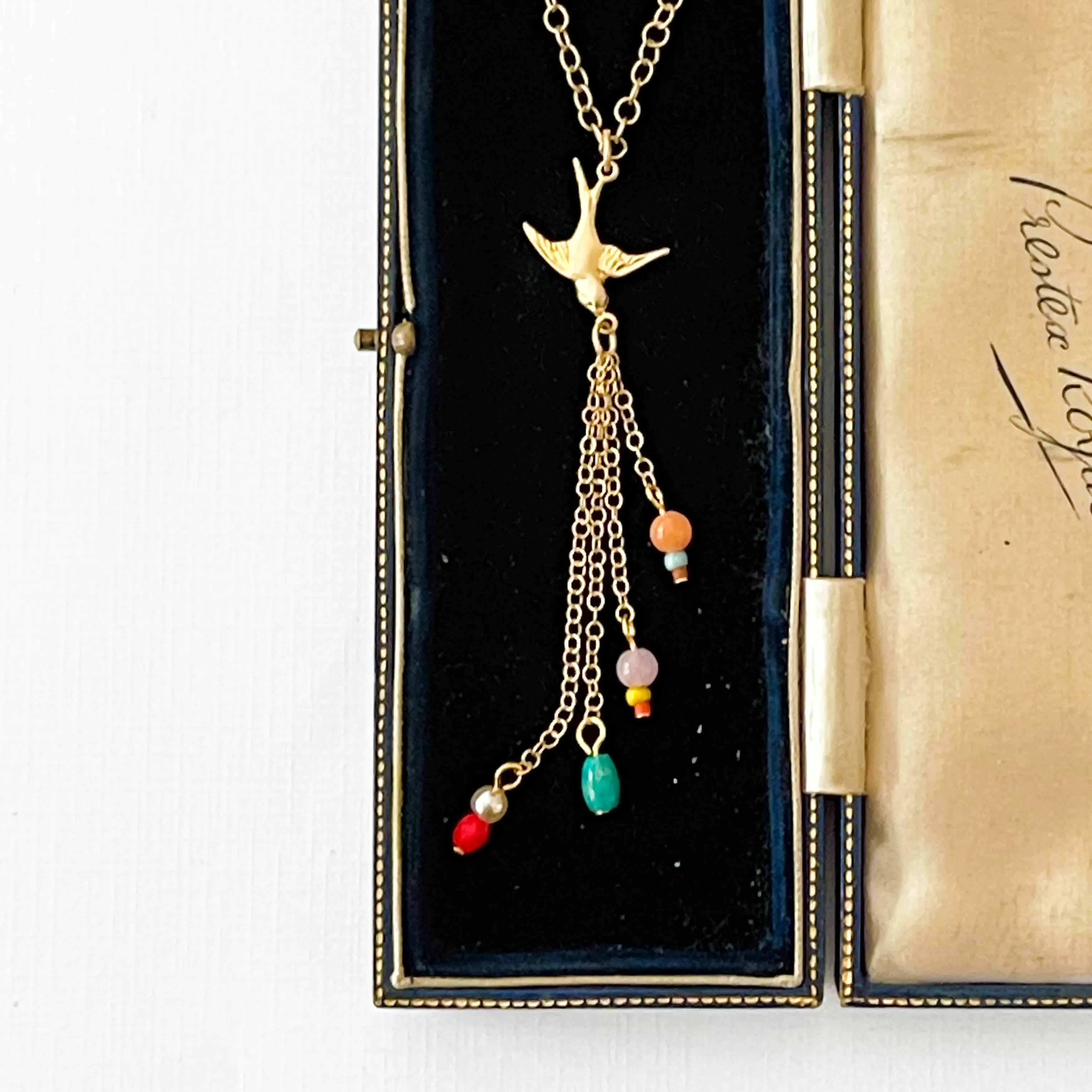 Dainty Bird Chain necklace