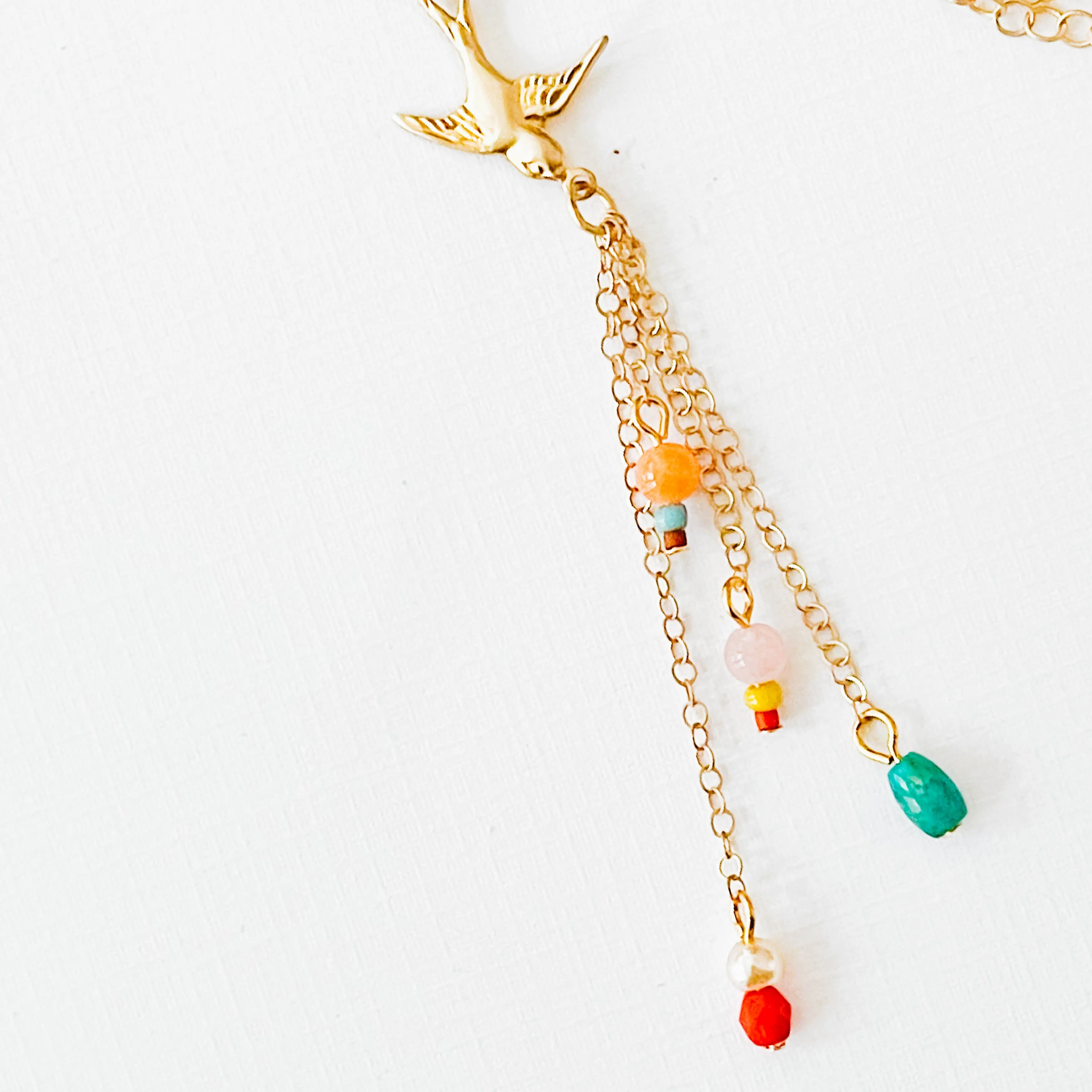 Dainty Bird Chain necklace