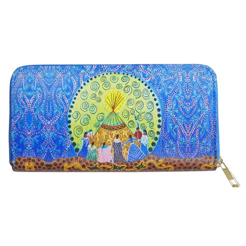 Dancing Women Zip-Around Wallet