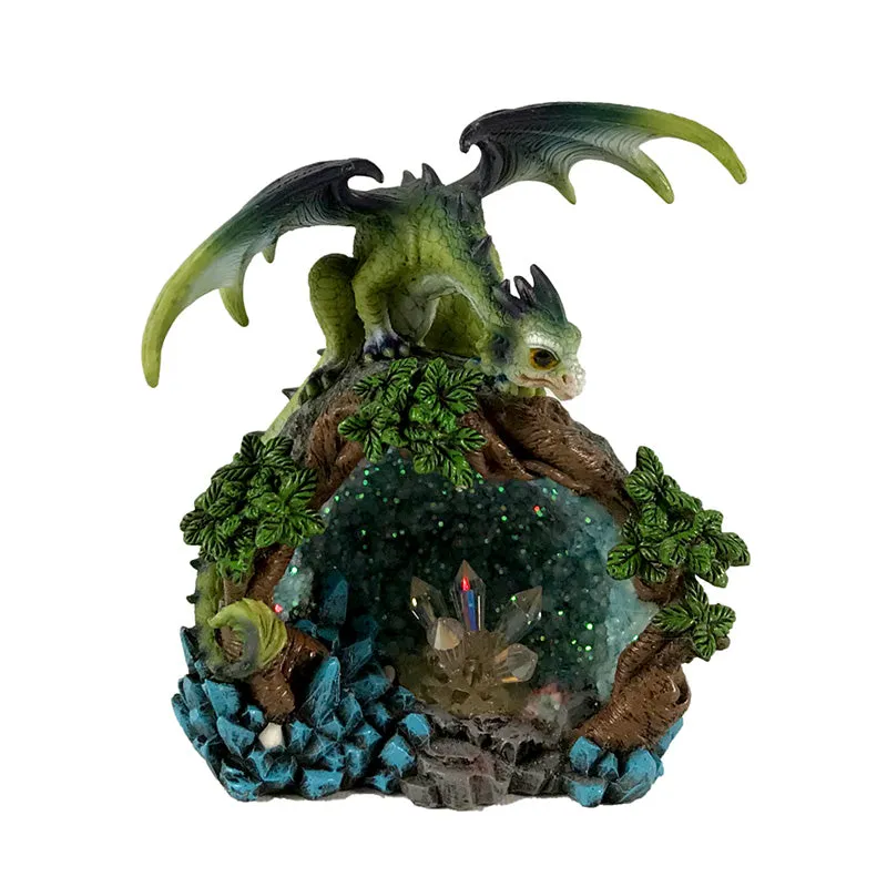 Elements Dragon - LED Woodland Crystal Den DRG554