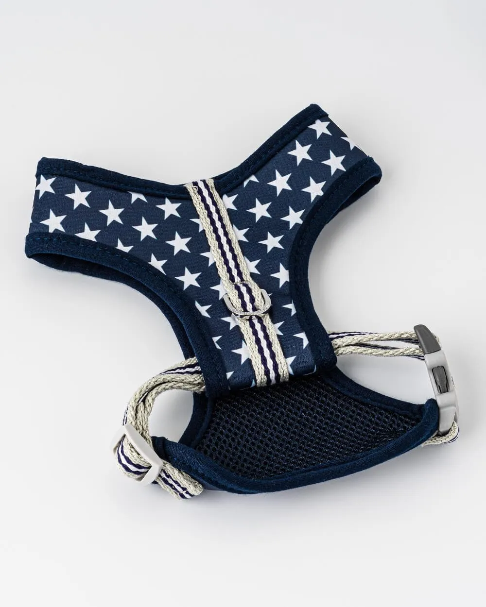 Fabric Dog Harness - Navy Star