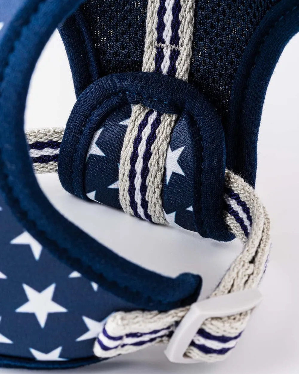 Fabric Dog Harness - Navy Star