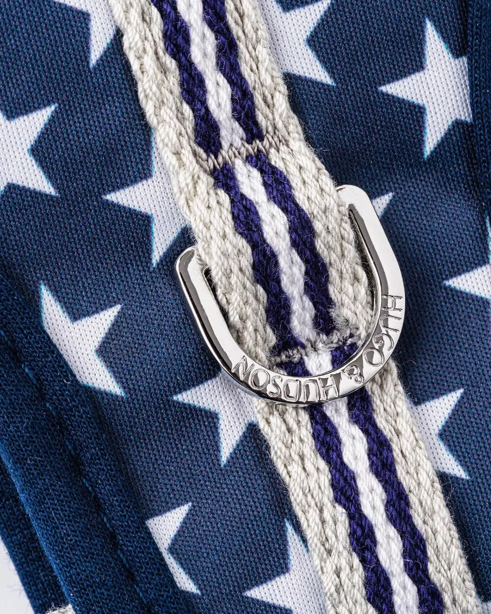 Fabric Dog Harness - Navy Star