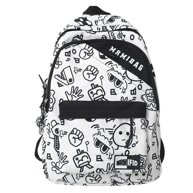 HBCB951 Cool Backpack - Graffiti Design Bookbag for Teens