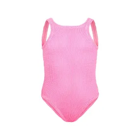 HUNZA G Classic One-Piece Swimsuit 2-6 Years - Bubblegum