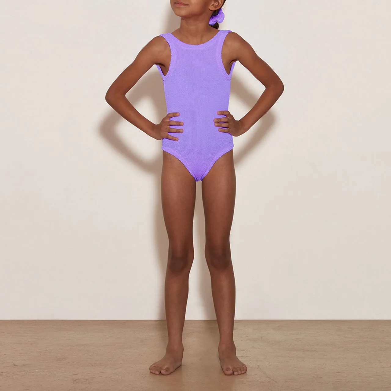 HUNZA G Classic One-Piece Swimsuit 2-6 Years - Lilac