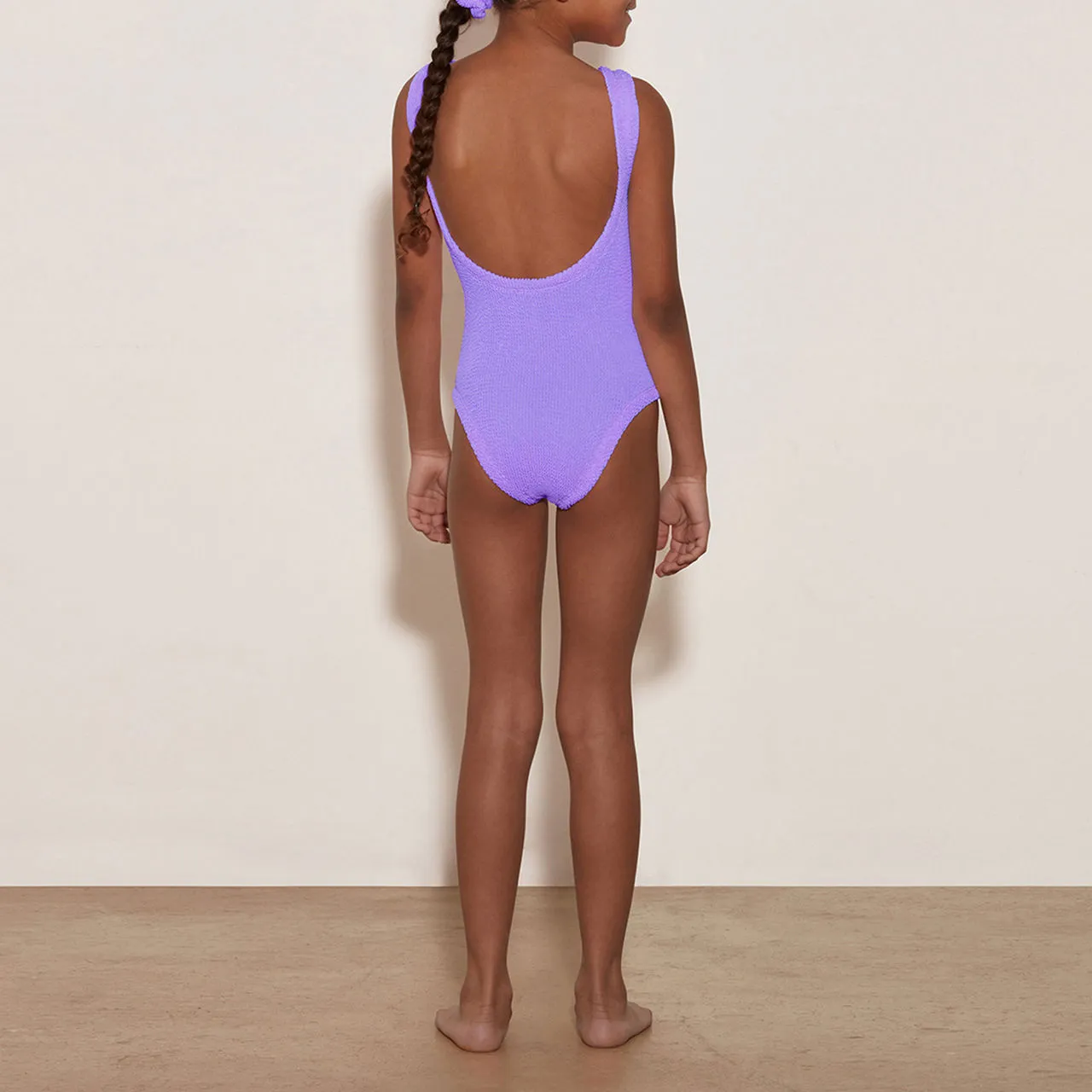 HUNZA G Classic One-Piece Swimsuit 2-6 Years - Lilac