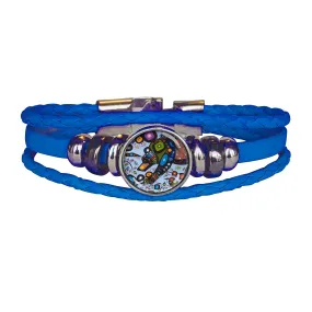 John Rombough Bear Leatherette Bracelet