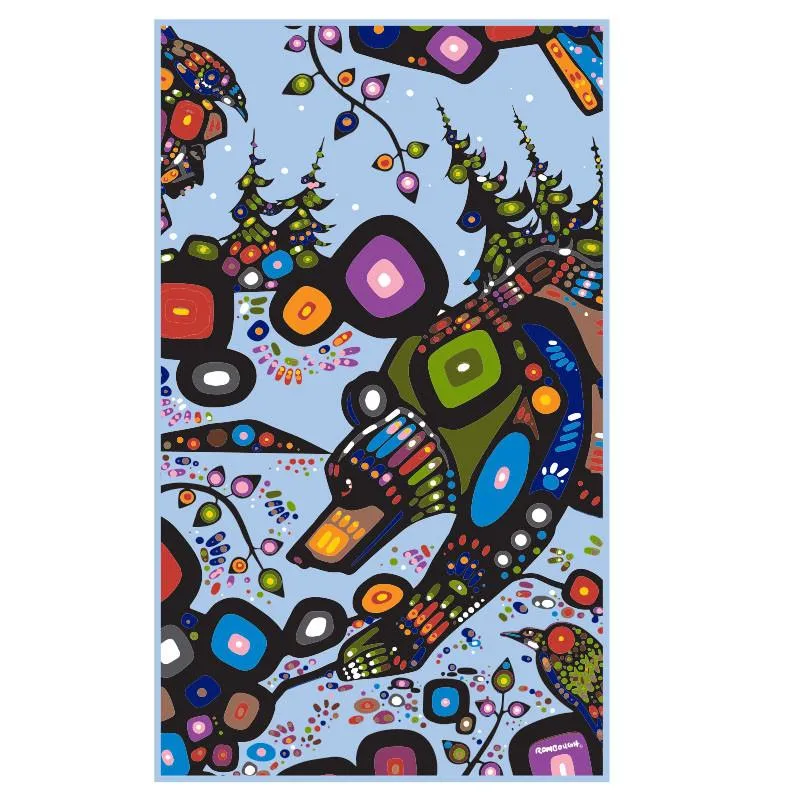 John Rombough Bear Microfibre Towel