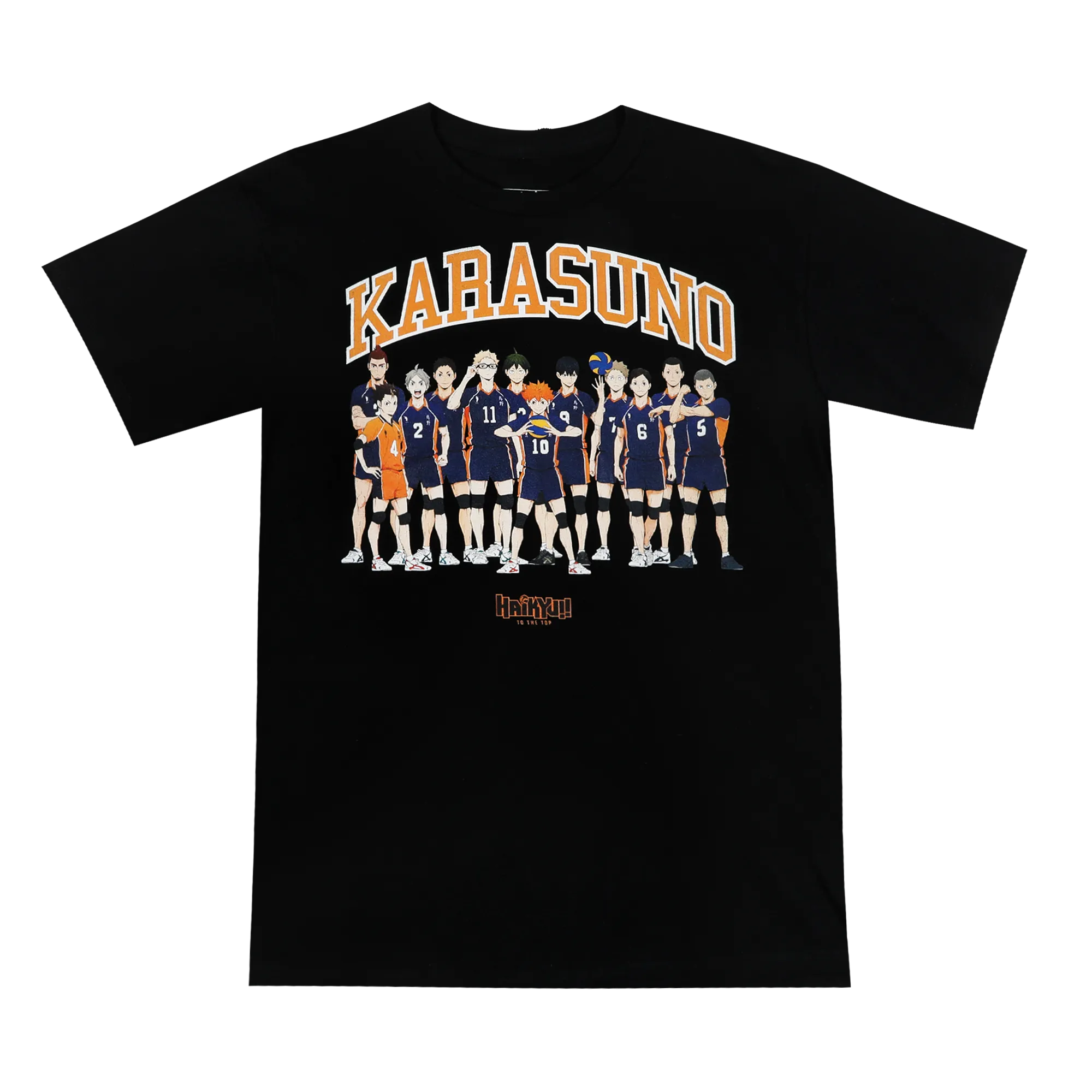 Karasuno High Crows Black Tee