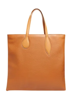 Leather tote bag