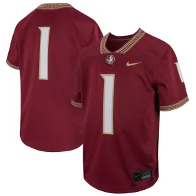 Lids Youth Nike # Garnet Florida State Seminoles Football Game Jersey