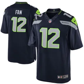 Lids Youth Nike 12s Navy Seattle Seahawks Game Jersey