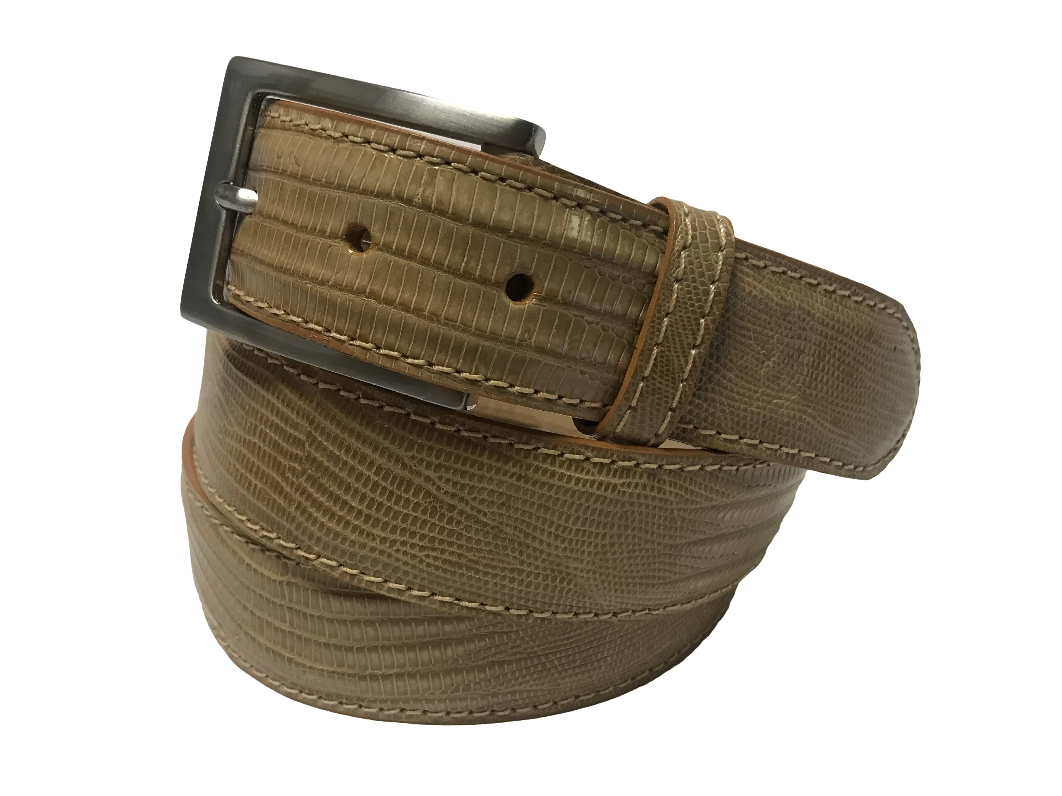 Lizard Skin Belt Sand Classic