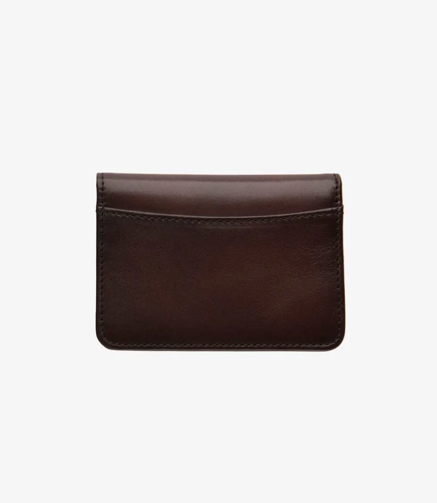 Loake Fenchurch Card Holder - Dark Brown