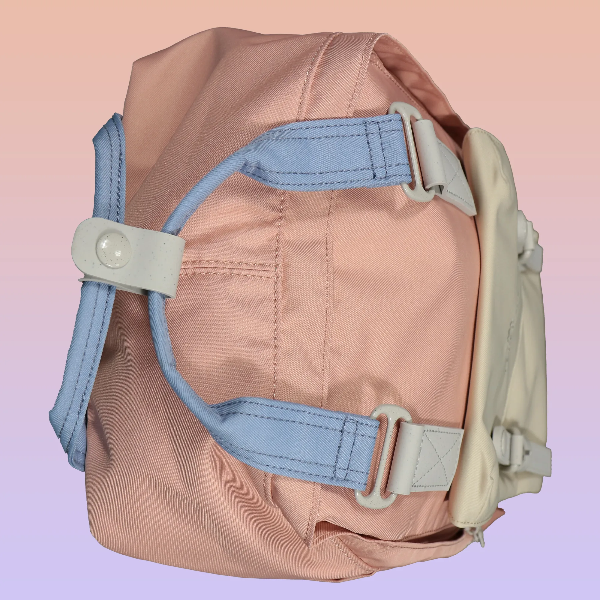 Macaroon Monet | Doughnut Official Backpack Pink x Stone