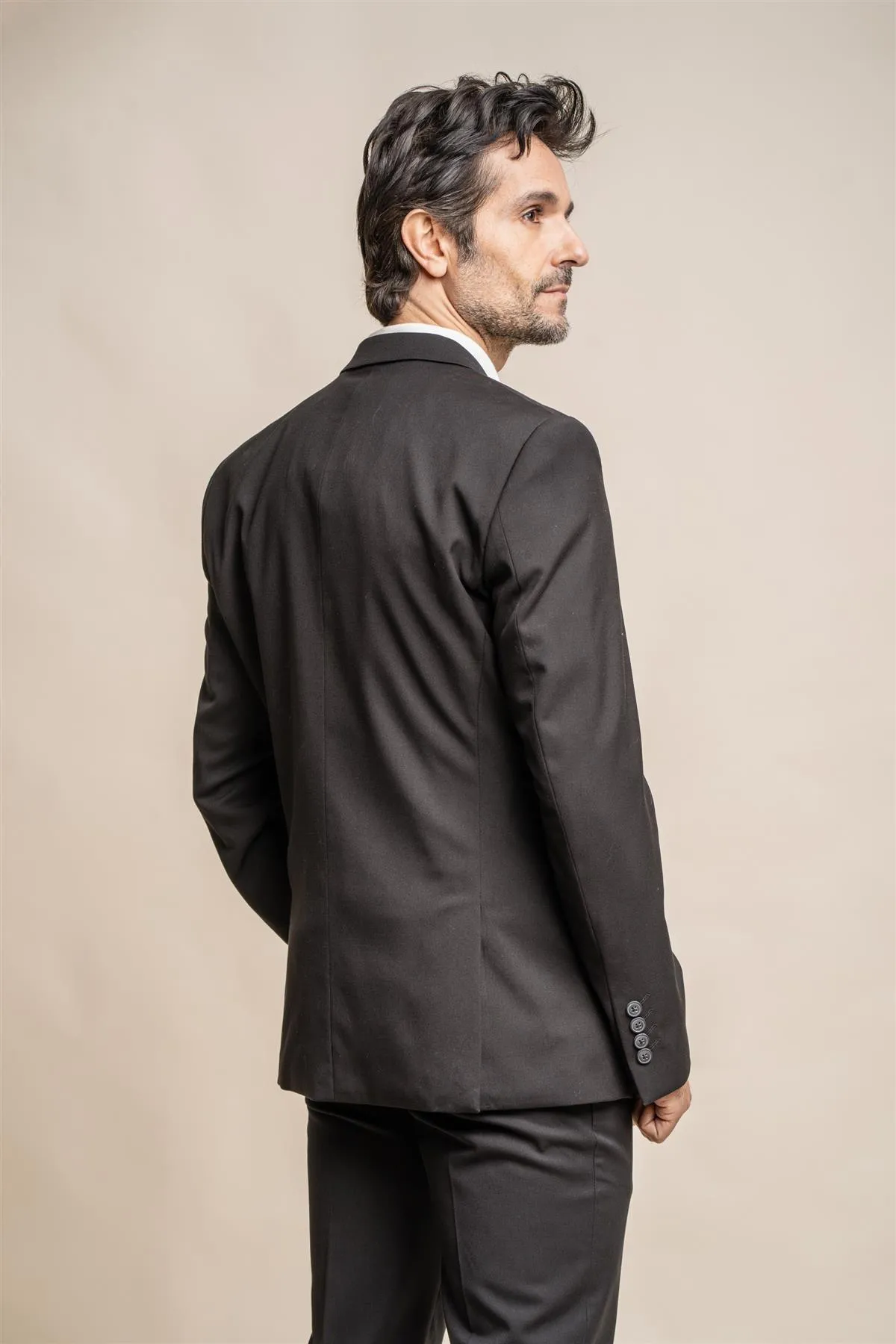 Marco Black Slim Fit Blazer