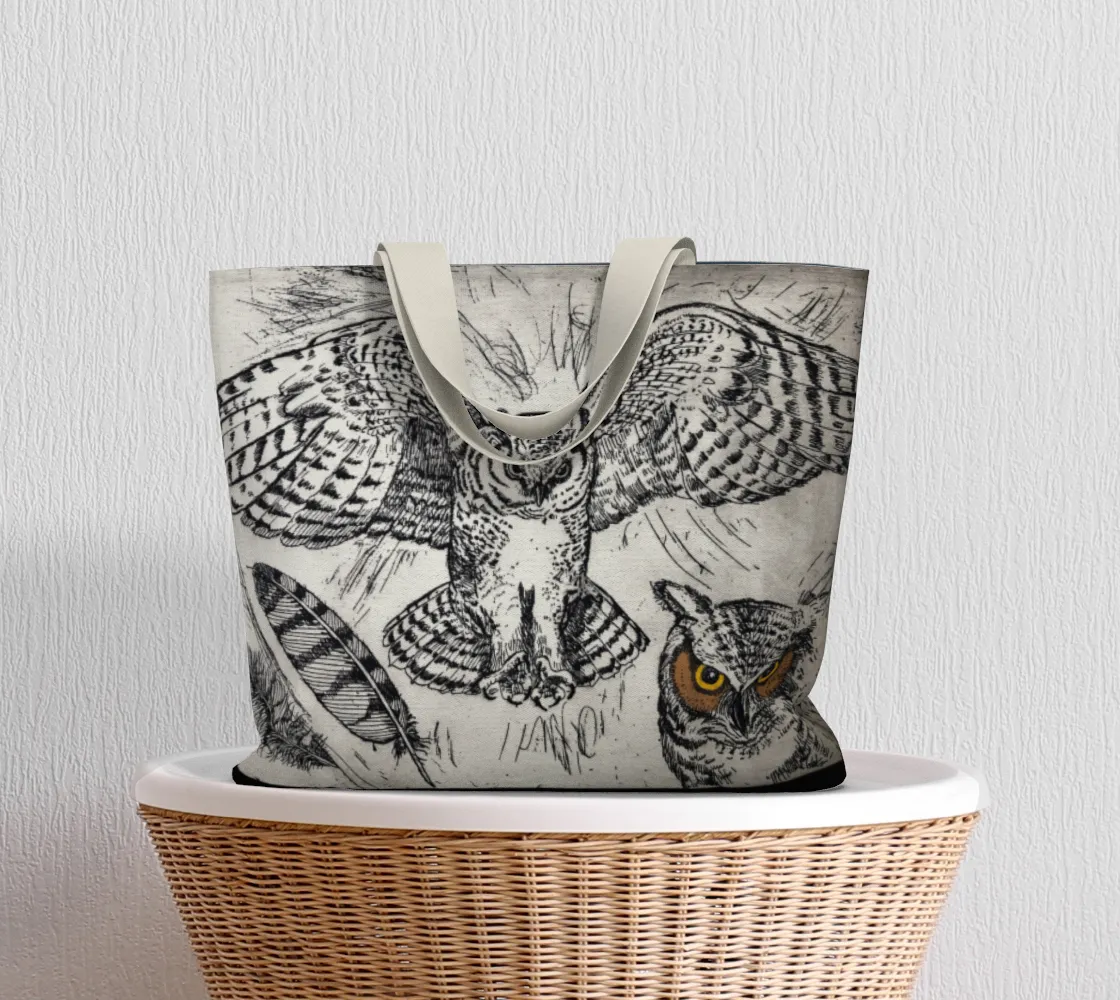 Market Tote - Owl