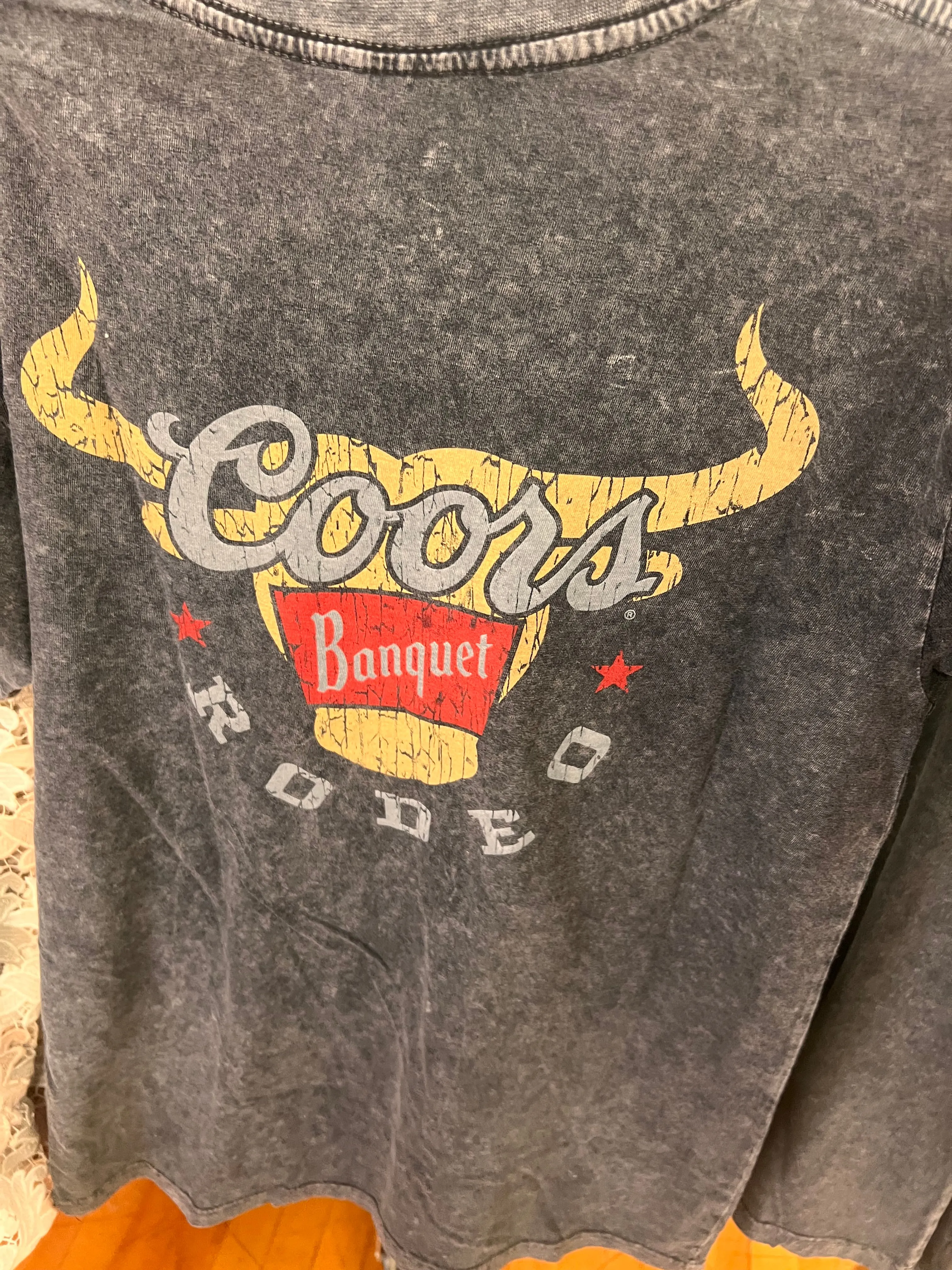 Mens Coors Steer Banquet Tee