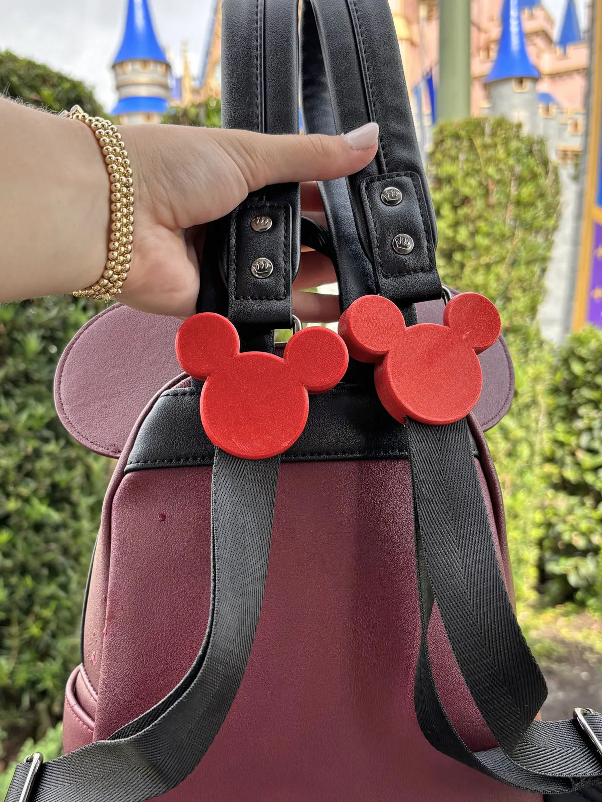 Mini Backpack / Tote Bag Classic Mouse Charm