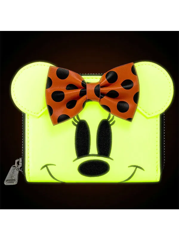 Minnie Ghost Glow In The Dark Wallet