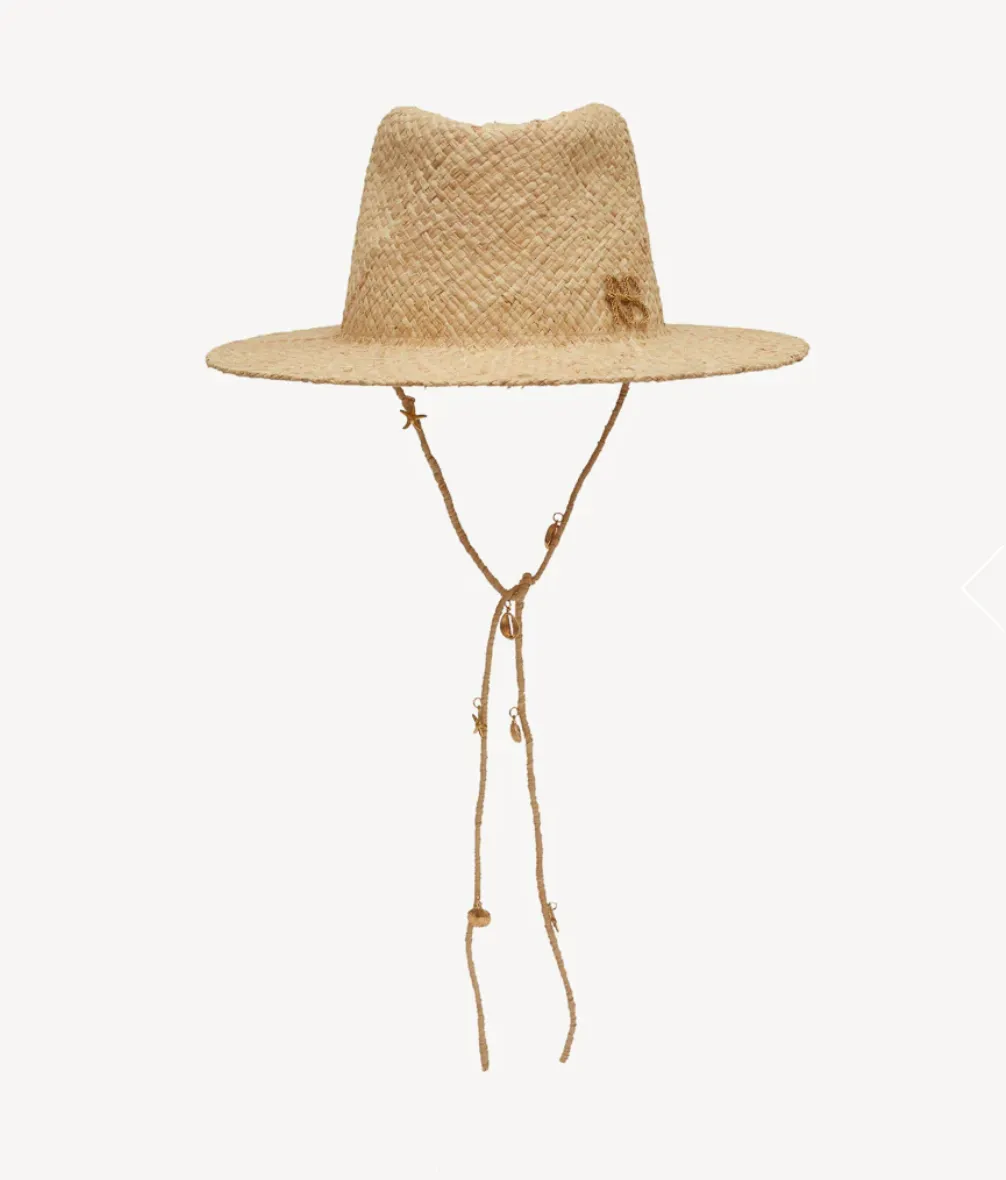 Monogram-embellished Fedora Hat