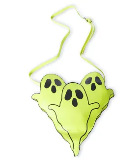 Neon Yellow Triple Ghost Crossbody Bag